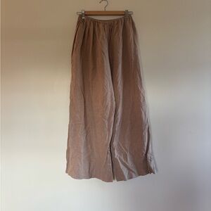 Boheme Goods The Trouser in tan linen size 1